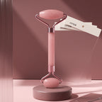 Rose Glow Facial Roller & Gua Sha Set