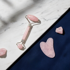Rose Glow Facial Roller & Gua Sha Set
